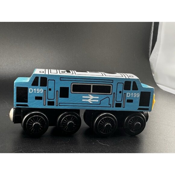 Britt Allcroft Thomas Train Engine Wooden Railway 2000 Diesel D199 EXCELLENT VTG - Picture 8 of 16